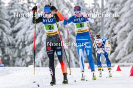 21.01.2024, Oberhof, Germany (GER): Katharina Hennig (GER), Anne Kyllonen (FIN), (l-r)  - FIS world cup cross-country, relay, Oberhof (GER). www.nordicfocus.com. © Authamayou/NordicFocus. Every downloaded picture is fee-liable.