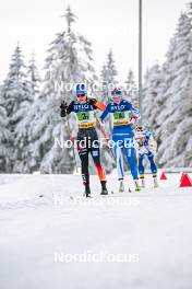 21.01.2024, Oberhof, Germany (GER): Katharina Hennig (GER), Anne Kyllonen (FIN), (l-r)  - FIS world cup cross-country, relay, Oberhof (GER). www.nordicfocus.com. © Authamayou/NordicFocus. Every downloaded picture is fee-liable.