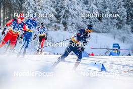 21.01.2024, Oberhof, Germany (GER): Richard Jouve (FRA) - FIS world cup cross-country, relay, Oberhof (GER). www.nordicfocus.com. © Authamayou/NordicFocus. Every downloaded picture is fee-liable.