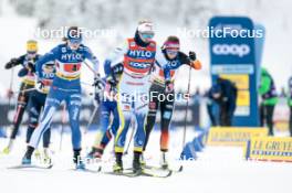 21.01.2024, Oberhof, Germany (GER): Johanna Matintalo (FIN), Linn Svahn (SWE), (l-r)  - FIS world cup cross-country, relay, Oberhof (GER). www.nordicfocus.com. © Modica/NordicFocus. Every downloaded picture is fee-liable.