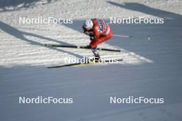 21.01.2024, Oberhof, Germany (GER): Johannes Hoesflot Klaebo (NOR) - FIS world cup cross-country, relay, Oberhof (GER). www.nordicfocus.com. © Modica/NordicFocus. Every downloaded picture is fee-liable.