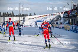 21.01.2024, Oberhof, Germany (GER): Johannes Hoesflot Klaebo (NOR) - FIS world cup cross-country, relay, Oberhof (GER). www.nordicfocus.com. © Authamayou/NordicFocus. Every downloaded picture is fee-liable.