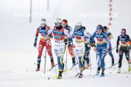 21.01.2024, Oberhof, Germany (GER): Linn Svahn (SWE), Emma Ribom (SWE), (l-r)  - FIS world cup cross-country, relay, Oberhof (GER). www.nordicfocus.com. © Modica/NordicFocus. Every downloaded picture is fee-liable.