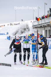 21.01.2024, Oberhof, Germany (GER): Johanna Matintalo (FIN), Anne Kyllonen (FIN), Jasmi Joensuu (FIN), Krista Parmakoski (FIN), (l-r)  - FIS world cup cross-country, relay, Oberhof (GER). www.nordicfocus.com. © Authamayou/NordicFocus. Every downloaded picture is fee-liable.