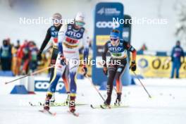 21.01.2024, Oberhof, Germany (GER): Katherine Sauerbrey (GER), Katharina Hennig (GER), (l-r)  - FIS world cup cross-country, relay, Oberhof (GER). www.nordicfocus.com. © Modica/NordicFocus. Every downloaded picture is fee-liable.