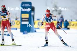 21.01.2024, Oberhof, Germany (GER): Marina Kaelin (SUI), Alina Meier (SUI), (l-r)  - FIS world cup cross-country, relay, Oberhof (GER). www.nordicfocus.com. © Modica/NordicFocus. Every downloaded picture is fee-liable.