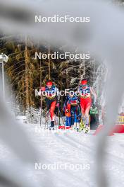 21.01.2024, Oberhof, Germany (GER): Liliane Gagnon (CAN), Giuliana Werro (SUI), (l-r)  - FIS world cup cross-country, relay, Oberhof (GER). www.nordicfocus.com. © Authamayou/NordicFocus. Every downloaded picture is fee-liable.