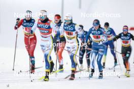 21.01.2024, Oberhof, Germany (GER): Kristin Austgulen Fosnaes (NOR), Emma Ribom (SWE), (l-r)  - FIS world cup cross-country, relay, Oberhof (GER). www.nordicfocus.com. © Modica/NordicFocus. Every downloaded picture is fee-liable.