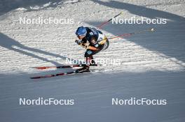 21.01.2024, Oberhof, Germany (GER): Lucas Boegl (GER) - FIS world cup cross-country, relay, Oberhof (GER). www.nordicfocus.com. © Modica/NordicFocus. Every downloaded picture is fee-liable.