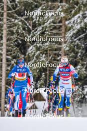 21.01.2024, Oberhof, Germany (GER): Johanna Matintalo (FIN), Linn Svahn (SWE), (l-r)  - FIS world cup cross-country, relay, Oberhof (GER). www.nordicfocus.com. © Authamayou/NordicFocus. Every downloaded picture is fee-liable.