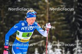 21.01.2024, Oberhof, Germany (GER): Anne Kyllonen (FIN) - FIS world cup cross-country, relay, Oberhof (GER). www.nordicfocus.com. © Authamayou/NordicFocus. Every downloaded picture is fee-liable.
