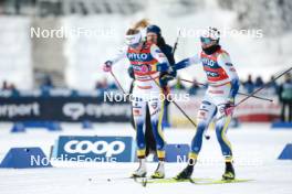 21.01.2024, Oberhof, Germany (GER): Frida Karlsson (SWE), Linn Svahn (SWE), (l-r)  - FIS world cup cross-country, relay, Oberhof (GER). www.nordicfocus.com. © Modica/NordicFocus. Every downloaded picture is fee-liable.