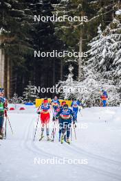 21.01.2024, Oberhof, Germany (GER): Giuliana Werro (SUI), Anna Comarella (ITA), (l-r)  - FIS world cup cross-country, relay, Oberhof (GER). www.nordicfocus.com. © Authamayou/NordicFocus. Every downloaded picture is fee-liable.