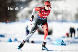 27.01.2024, Goms, Switzerland (SUI): Liliane Gagnon (CAN) - FIS world cup cross-country, individual sprint, Goms (SUI). www.nordicfocus.com. © Modica/NordicFocus. Every downloaded picture is fee-liable.
