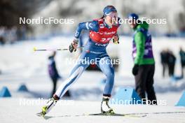 27.01.2024, Goms, Switzerland (SUI): Kerttu Niskanen (FIN) - FIS world cup cross-country, individual sprint, Goms (SUI). www.nordicfocus.com. © Modica/NordicFocus. Every downloaded picture is fee-liable.