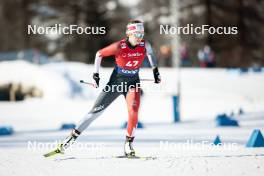 27.01.2024, Goms, Switzerland (SUI): Katherine Weaver (CAN) - FIS world cup cross-country, individual sprint, Goms (SUI). www.nordicfocus.com. © Modica/NordicFocus. Every downloaded picture is fee-liable.