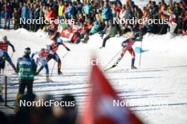 27.01.2024, Goms, Switzerland (SUI): Coletta Rydzek (GER), Tereza Beranova (CZE), (l-r)  - FIS world cup cross-country, individual sprint, Goms (SUI). www.nordicfocus.com. © Modica/NordicFocus. Every downloaded picture is fee-liable.