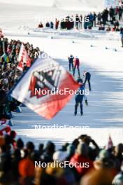 27.01.2024, Goms, Switzerland (SUI): Lauri Vuorinen (FIN), Theo Schely (FRA), (l-r)  - FIS world cup cross-country, individual sprint, Goms (SUI). www.nordicfocus.com. © Modica/NordicFocus. Every downloaded picture is fee-liable.