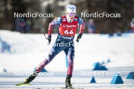 27.01.2024, Goms, Switzerland (SUI): Peter Wolter (USA) - FIS world cup cross-country, individual sprint, Goms (SUI). www.nordicfocus.com. © Modica/NordicFocus. Every downloaded picture is fee-liable.