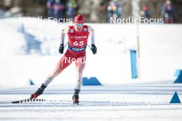 27.01.2024, Goms, Switzerland (SUI): Beda Klee (SUI) - FIS world cup cross-country, individual sprint, Goms (SUI). www.nordicfocus.com. © Modica/NordicFocus. Every downloaded picture is fee-liable.