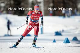 27.01.2024, Goms, Switzerland (SUI): Ane Appelkvist Stenseth (NOR) - FIS world cup cross-country, individual sprint, Goms (SUI). www.nordicfocus.com. © Modica/NordicFocus. Every downloaded picture is fee-liable.