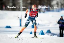 27.01.2024, Goms, Switzerland (SUI): Patricija Eiduka (LAT) - FIS world cup cross-country, individual sprint, Goms (SUI). www.nordicfocus.com. © Modica/NordicFocus. Every downloaded picture is fee-liable.