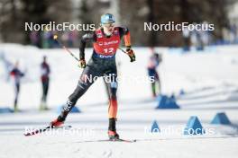 27.01.2024, Goms, Switzerland (SUI): Victoria Carl (GER) - FIS world cup cross-country, individual sprint, Goms (SUI). www.nordicfocus.com. © Modica/NordicFocus. Every downloaded picture is fee-liable.