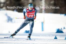 27.01.2024, Goms, Switzerland (SUI): Strahinja Eric (BIH) - FIS world cup cross-country, individual sprint, Goms (SUI). www.nordicfocus.com. © Modica/NordicFocus. Every downloaded picture is fee-liable.