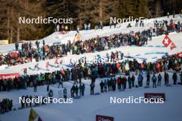 27.01.2024, Goms, Switzerland (SUI): Coletta Rydzek (GER), Jessie Diggins (USA), Alina Meier (SUI), Nadine Faehndrich (SUI), Maja Dahlqvist (SWE), Frida Karlsson (SWE), (l-r)  - FIS world cup cross-country, individual sprint, Goms (SUI). www.nordicfocus.com. © Modica/NordicFocus. Every downloaded picture is fee-liable.