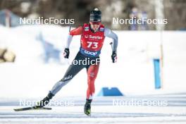27.01.2024, Goms, Switzerland (SUI): Thomas Stephen (CAN) - FIS world cup cross-country, individual sprint, Goms (SUI). www.nordicfocus.com. © Modica/NordicFocus. Every downloaded picture is fee-liable.