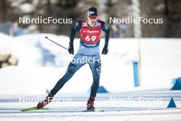 27.01.2024, Goms, Switzerland (SUI): Franco Dal Farra (ARG) - FIS world cup cross-country, individual sprint, Goms (SUI). www.nordicfocus.com. © Modica/NordicFocus. Every downloaded picture is fee-liable.