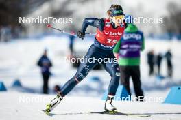 27.01.2024, Goms, Switzerland (SUI): Federica Cassol (ITA) - FIS world cup cross-country, individual sprint, Goms (SUI). www.nordicfocus.com. © Modica/NordicFocus. Every downloaded picture is fee-liable.