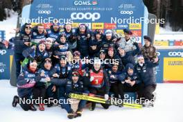 27.01.2024, Goms, Switzerland (SUI): Lucas Chanavat (FRA), Richard Jouve (FRA), (l-r)  - FIS world cup cross-country, individual sprint, Goms (SUI). www.nordicfocus.com. © Modica/NordicFocus. Every downloaded picture is fee-liable.
