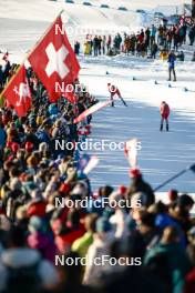 27.01.2024, Goms, Switzerland (SUI): Richard Jouve (FRA), Michael Hellweger (ITA), (l-r)  - FIS world cup cross-country, individual sprint, Goms (SUI). www.nordicfocus.com. © Modica/NordicFocus. Every downloaded picture is fee-liable.