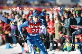 27.01.2024, Goms, Switzerland (SUI): Niilo Moilanen (FIN) - FIS world cup cross-country, individual sprint, Goms (SUI). www.nordicfocus.com. © Modica/NordicFocus. Every downloaded picture is fee-liable.