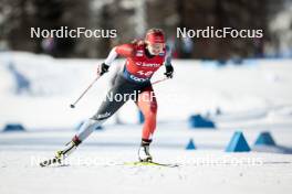 27.01.2024, Goms, Switzerland (SUI): Sonjaa Schmidt (CAN) - FIS world cup cross-country, individual sprint, Goms (SUI). www.nordicfocus.com. © Modica/NordicFocus. Every downloaded picture is fee-liable.