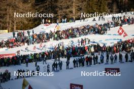 27.01.2024, Goms, Switzerland (SUI): Coletta Rydzek (GER), Jessie Diggins (USA), Alina Meier (SUI), Nadine Faehndrich (SUI), Maja Dahlqvist (SWE), Frida Karlsson (SWE), (l-r)  - FIS world cup cross-country, individual sprint, Goms (SUI). www.nordicfocus.com. © Modica/NordicFocus. Every downloaded picture is fee-liable.