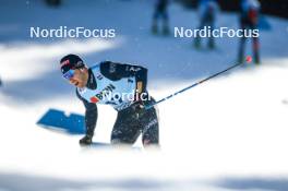 28.01.2024, Goms, Switzerland (SUI): Federico Pellegrino (ITA) - FIS world cup cross-country, mass, Goms (SUI). www.nordicfocus.com. © Modica/NordicFocus. Every downloaded picture is fee-liable.