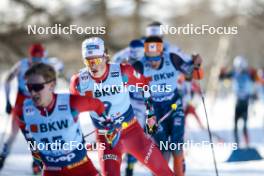 28.01.2024, Goms, Switzerland (SUI): Johannes Hoesflot Klaebo (NOR) - FIS world cup cross-country, mass, Goms (SUI). www.nordicfocus.com. © Modica/NordicFocus. Every downloaded picture is fee-liable.