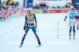 28.01.2024, Goms, Switzerland (SUI): Jessie Diggins (USA), Frida Karlsson (SWE), (l-r)  - FIS world cup cross-country, mass, Goms (SUI). www.nordicfocus.com. © Modica/NordicFocus. Every downloaded picture is fee-liable.