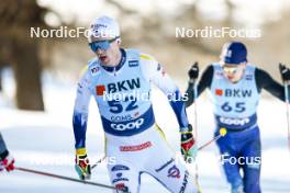 28.01.2024, Goms, Switzerland (SUI): Oskar Svensson (SWE) - FIS world cup cross-country, mass, Goms (SUI). www.nordicfocus.com. © Modica/NordicFocus. Every downloaded picture is fee-liable.