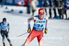 28.01.2024, Goms, Switzerland (SUI): Antonin Savary (SUI) - FIS world cup cross-country, mass, Goms (SUI). www.nordicfocus.com. © Modica/NordicFocus. Every downloaded picture is fee-liable.