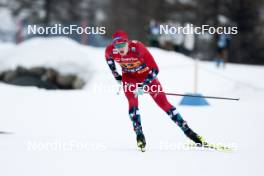 26.01.2024, Goms, Switzerland (SUI): Jan Thomas Jenssen (NOR) - FIS world cup cross-country, mixed relay, Goms (SUI). www.nordicfocus.com. © Modica/NordicFocus. Every downloaded picture is fee-liable.