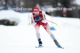 26.01.2024, Goms, Switzerland (SUI): Valerio Grond (SUI) - FIS world cup cross-country, mixed relay, Goms (SUI). www.nordicfocus.com. © Modica/NordicFocus. Every downloaded picture is fee-liable.