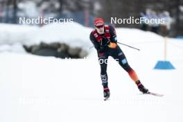 26.01.2024, Goms, Switzerland (SUI): Jan Stoelben (GER) - FIS world cup cross-country, mixed relay, Goms (SUI). www.nordicfocus.com. © Modica/NordicFocus. Every downloaded picture is fee-liable.