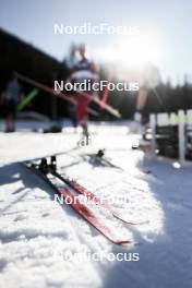 25.01.2024, Goms, Switzerland (SUI): Atomic   - FIS world cup cross-country, training, Goms (SUI). www.nordicfocus.com. © Modica/NordicFocus. Every downloaded picture is fee-liable.