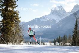 09.02.2024, Canmore, Canada (CAN): Antoine Cyr (CAN) - FIS world cup cross-country, 15km mass, Canmore (CAN). www.nordicfocus.com. © Modica/NordicFocus. Every downloaded picture is fee-liable.