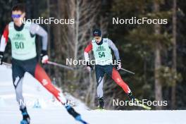 09.02.2024, Canmore, Canada (CAN): Felix-Olivier Moreau (CAN) - FIS world cup cross-country, 15km mass, Canmore (CAN). www.nordicfocus.com. © Modica/NordicFocus. Every downloaded picture is fee-liable.