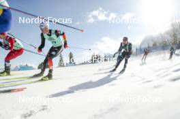 09.02.2024, Canmore, Canada (CAN): Florian Notz (GER), Simone Dapra (ITA), (l-r)  - FIS world cup cross-country, 15km mass, Canmore (CAN). www.nordicfocus.com. © Modica/NordicFocus. Every downloaded picture is fee-liable.