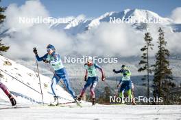 09.02.2024, Canmore, Canada (CAN): Anne Kyllonen (FIN), Alexandra Lawson (USA), (l-r)  - FIS world cup cross-country, 15km mass, Canmore (CAN). www.nordicfocus.com. © Modica/NordicFocus. Every downloaded picture is fee-liable.